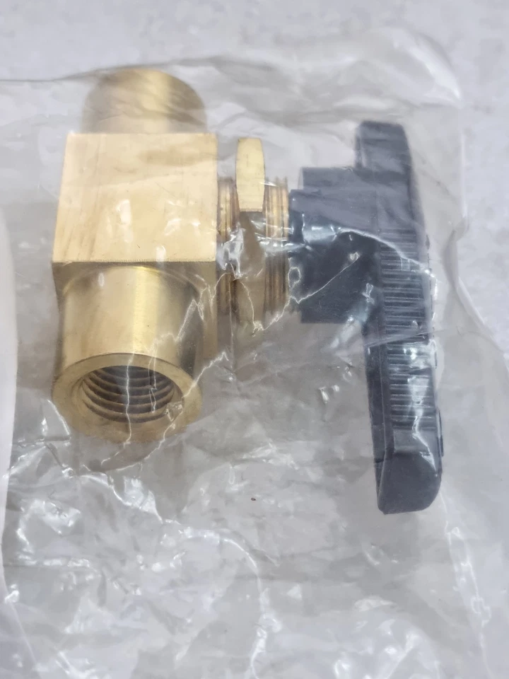 Lot Of 5 Pcs Swagelok B-43F4 Brass 40 Series Ball Valve New B43F4